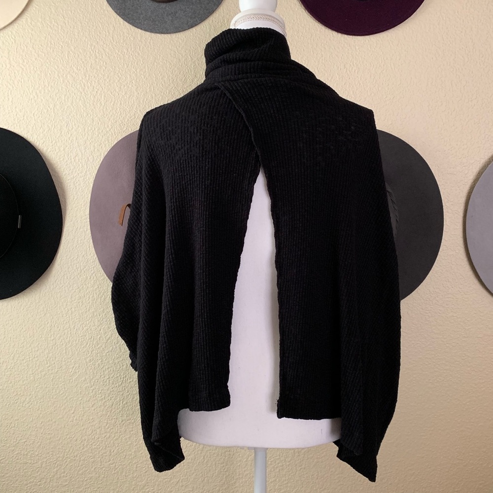 Free People FB Beach Open Back Turtleneck Sweater